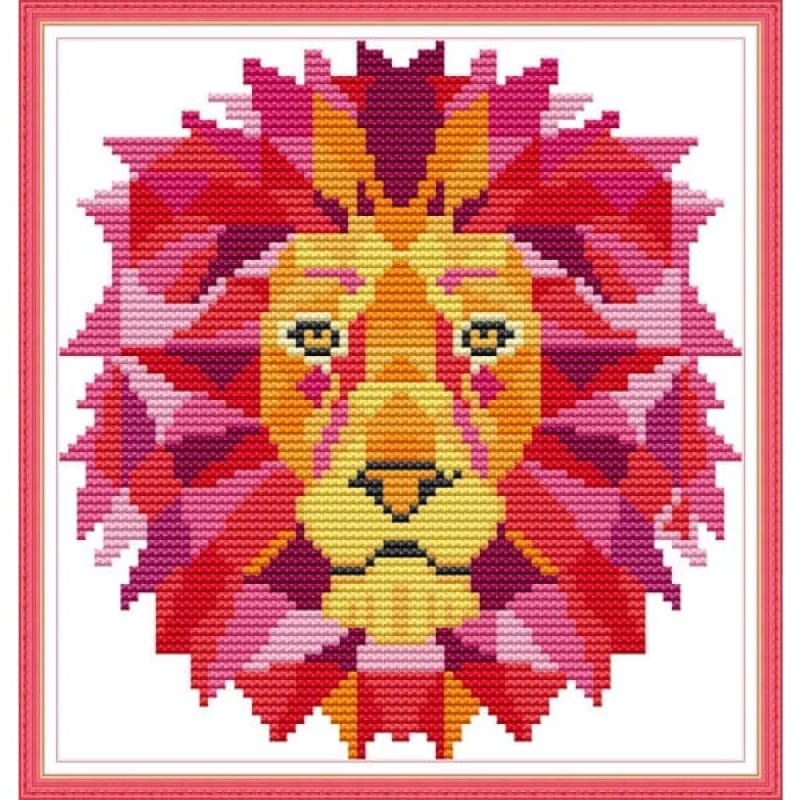 Abstract Animal - Lion