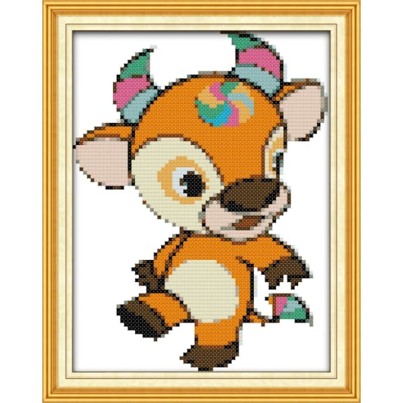 Chinese Zodiac (2) cattle Needlework Kits UK