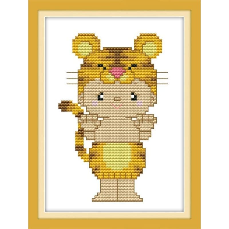 Chinese Zodiac lovely baby(3)tiger Needlework Kits UK
