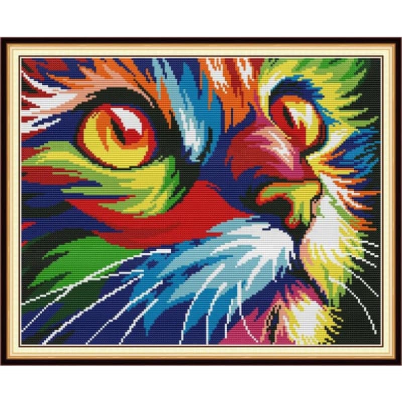 Colorful Cat Needlework Kits UK