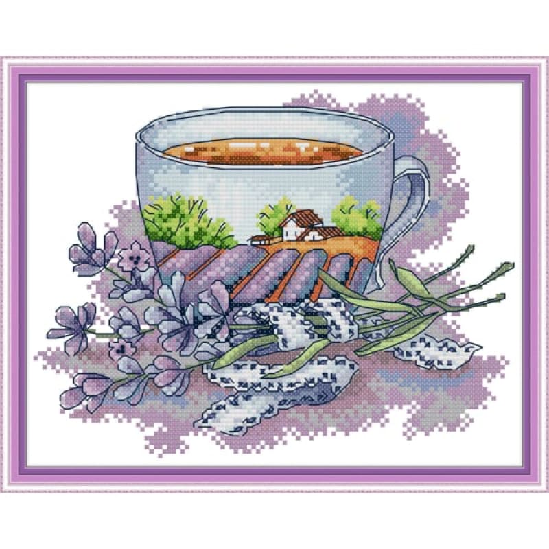 French teacup Needlework Kits UK