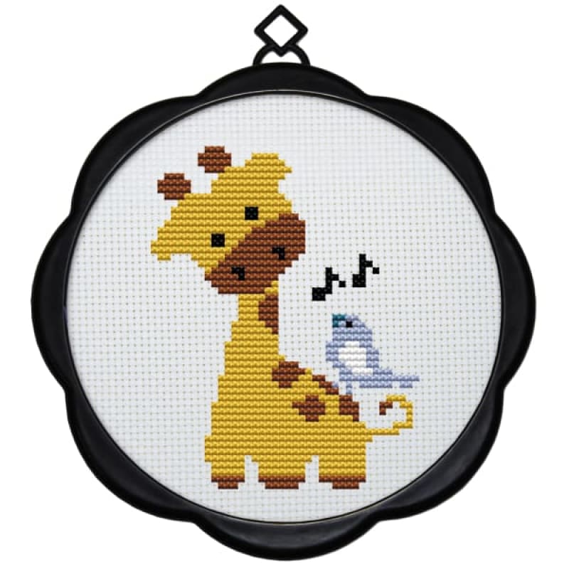Giraffe and friend - 11CT / 17×17