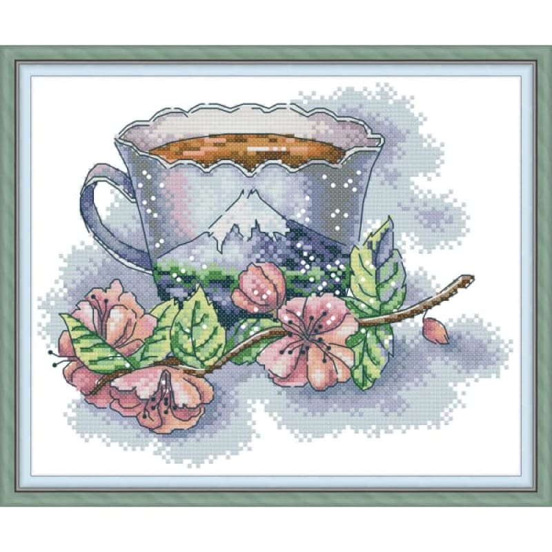 Japanese teacup Needlework Kits UK