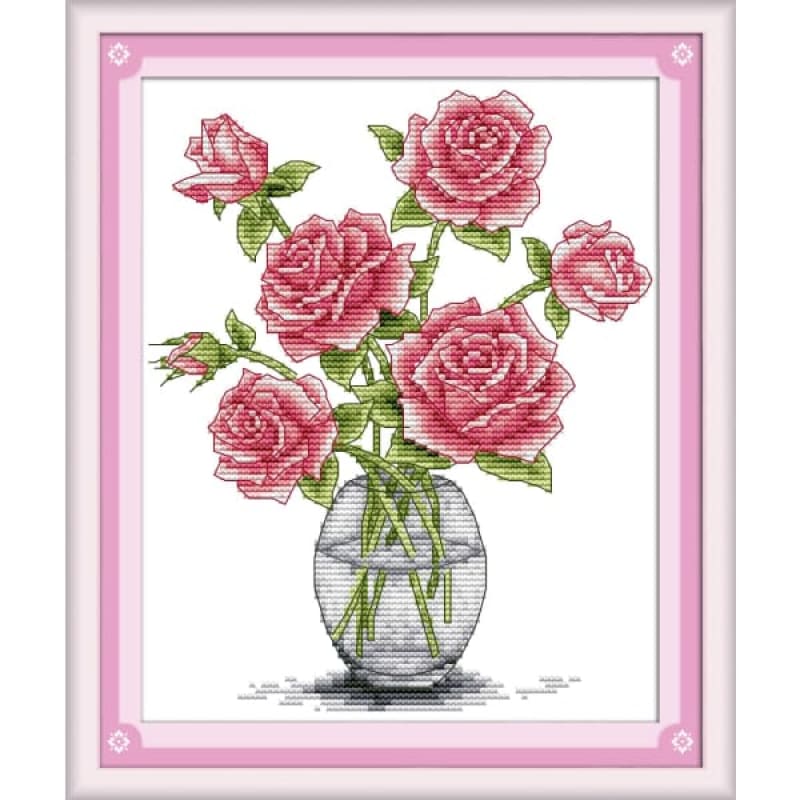 Roses in vase