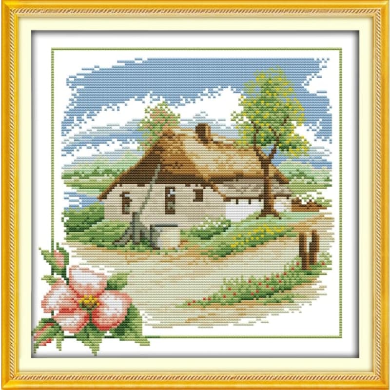 Rural cottage (spring)