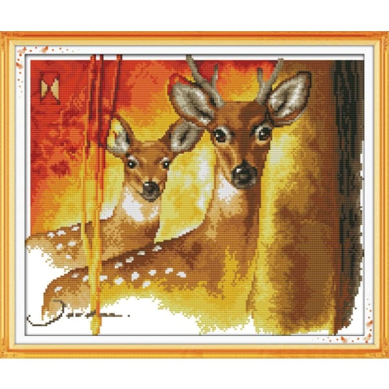 Order Sika deer Cross Stitch Kits Needlework Australia Needlework
