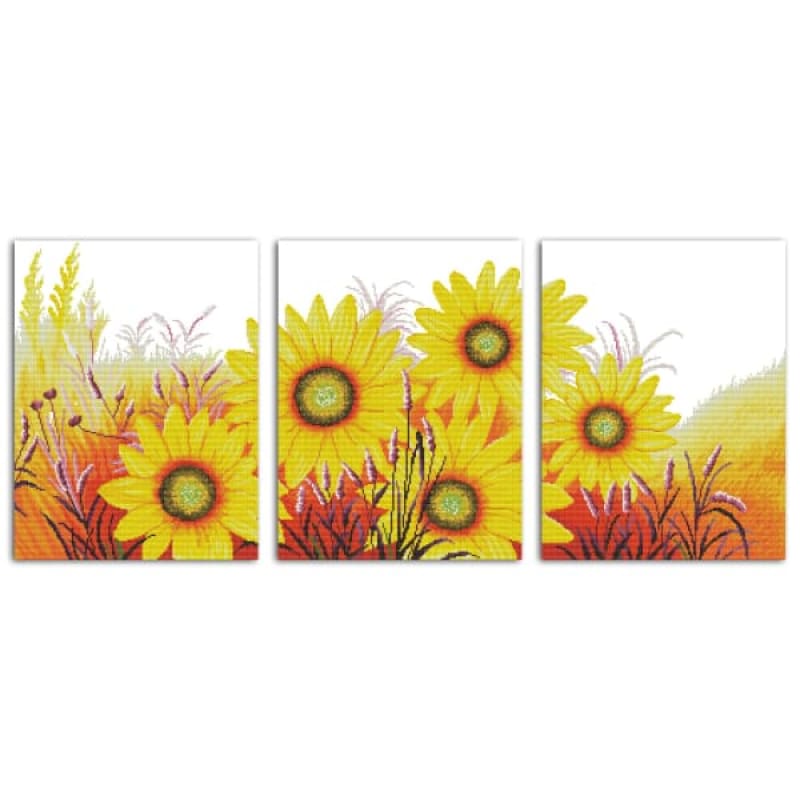 Sunflower(triptych)
