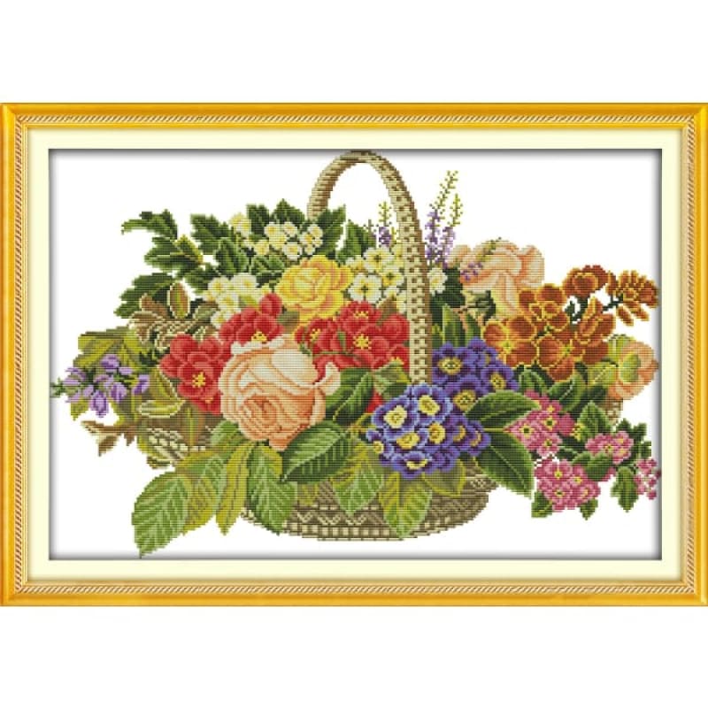 The basket of flowers (1)