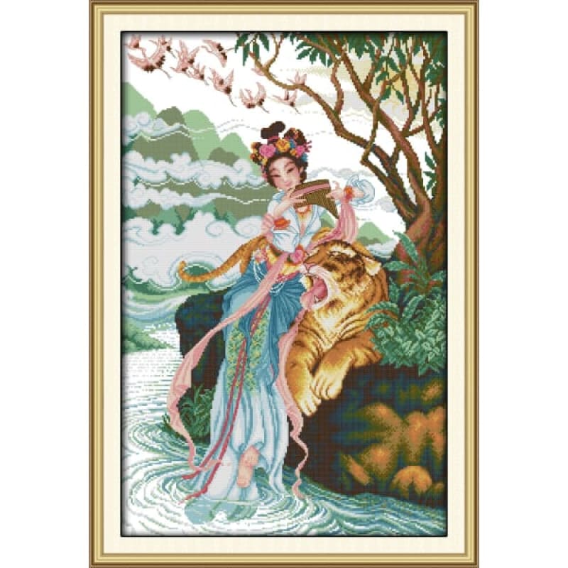 The fairy and tiger picture