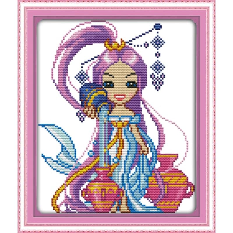 The twelve zodiacaquarius Needlework Kits UK