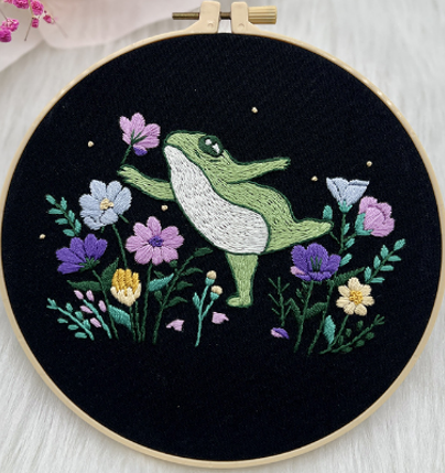 Frog in Bloom
