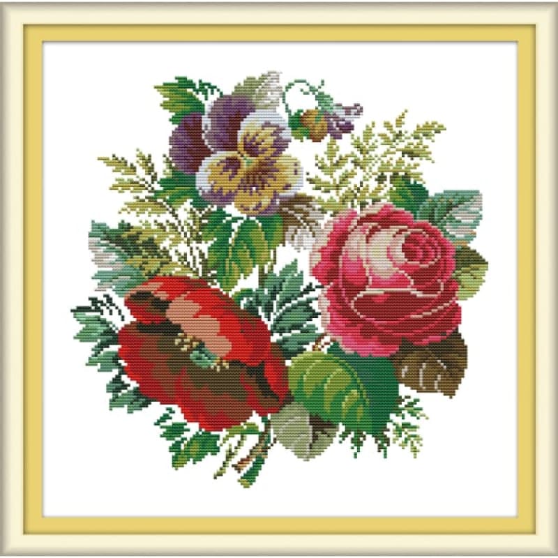 A bouquet of roses 2 – Needlework Kits - UK