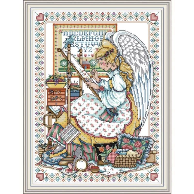 Angel embroider Needlework Kits UK