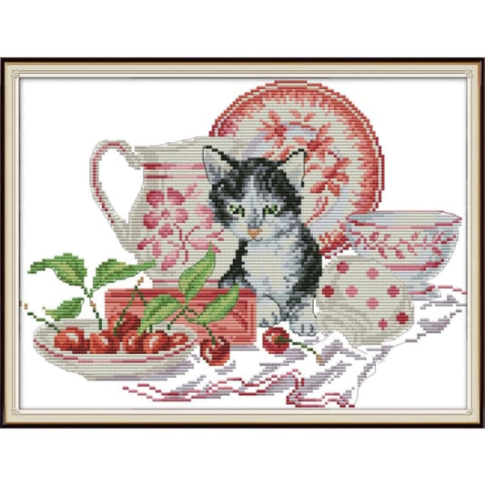 Cat And Porcelain