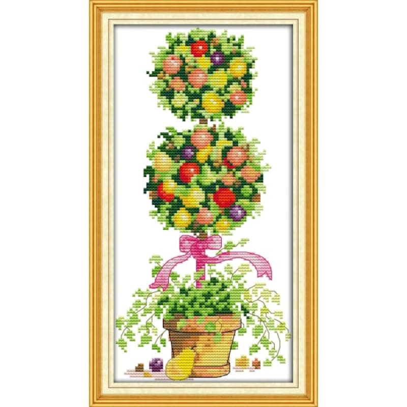 Colorful rich tree – Needlework Kits - UK