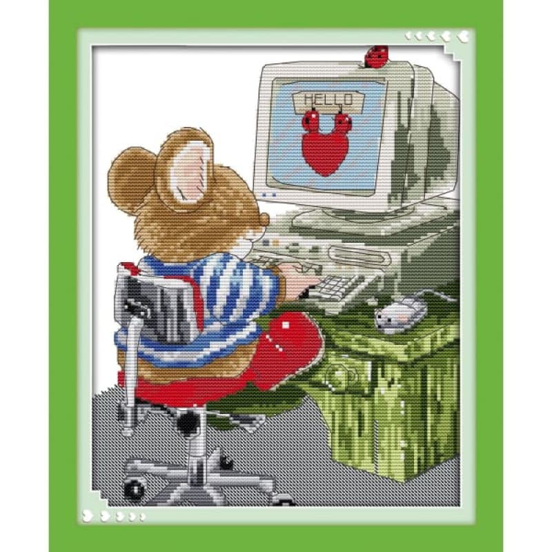 Computer and rat – Needlework Kits - UK