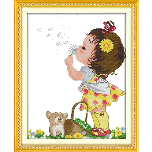 Dandelion girl