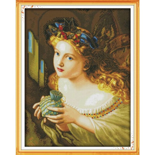 Girl with golden hair