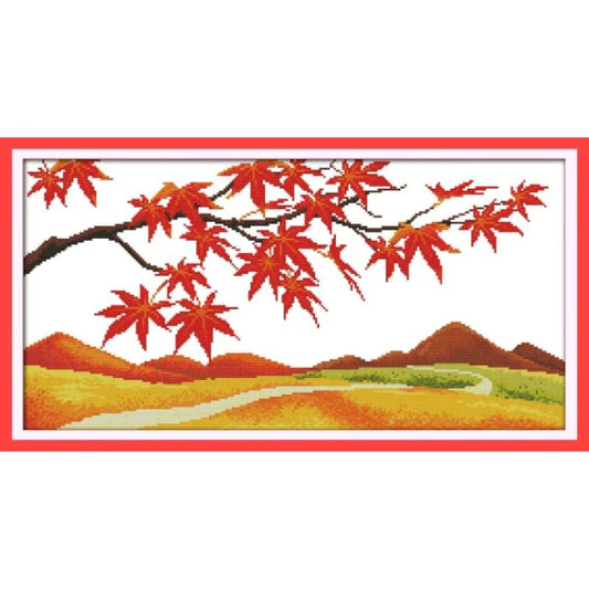 Golden maple scene
