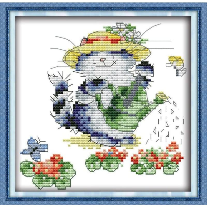 Hard-working cat – Needlework Kits - UK