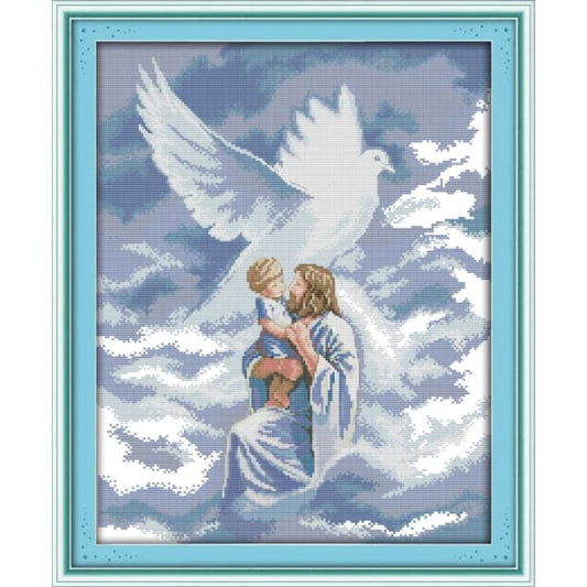 Jesus and angel