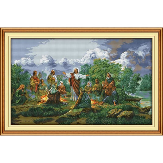 Jesus and his disciples