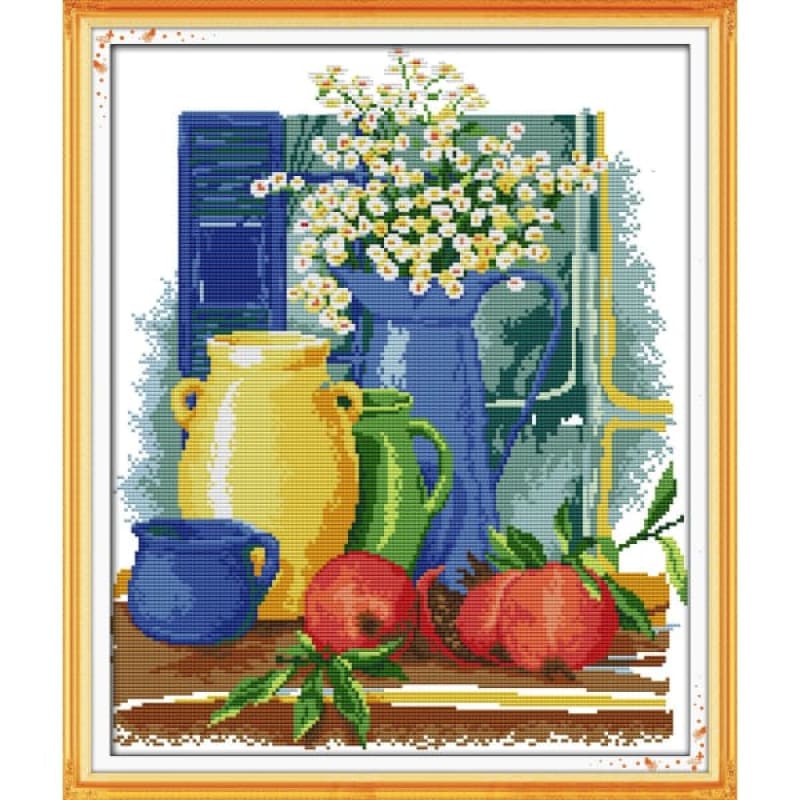 Kitchen drawing – Needlework Kits - UK