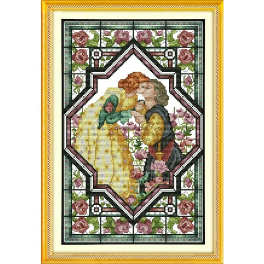 Lovers in the Rose Garden