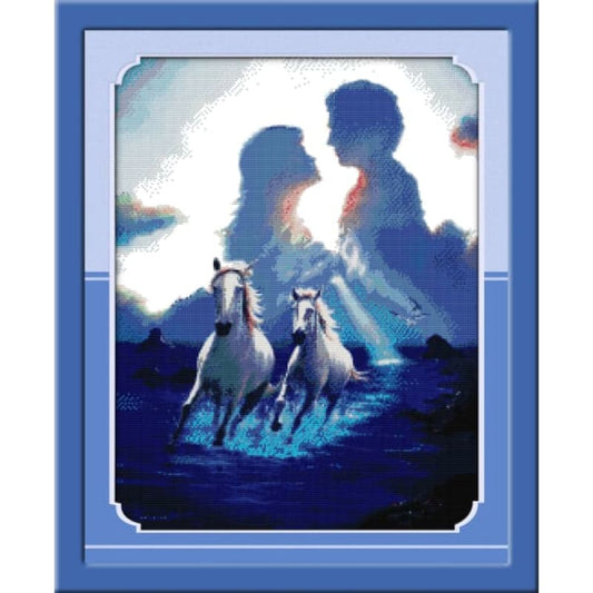 Lovers under the canopy