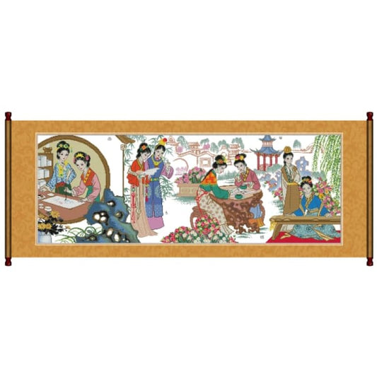 Lyre chess calligraphy and painting(2)(Dream of Red Mansions