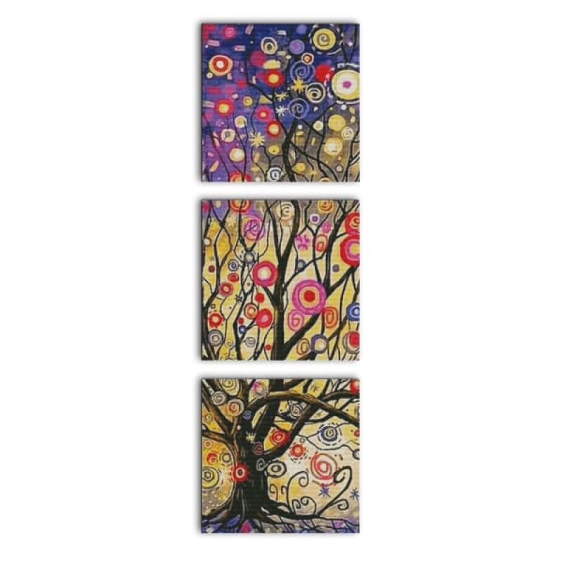 Money tree (triptych) – Needlework Kits - UK