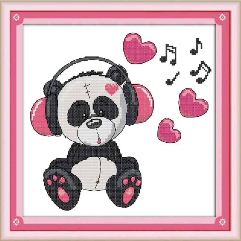 Music panda – Needlework Kits - UK