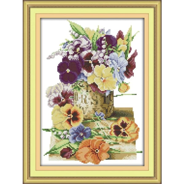 Buy Pansy Cross Stitch Kits Needlework Australia Needlework Kits UK