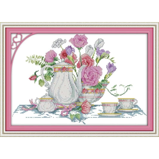 Pink rose table