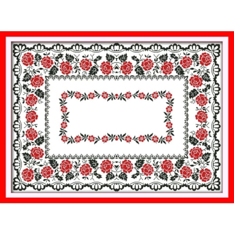 Rose tablecloth