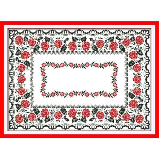 Rose tablecloth