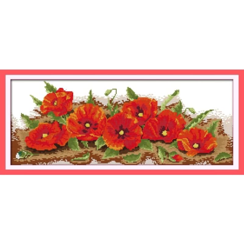 Seven poppy flowers (1)