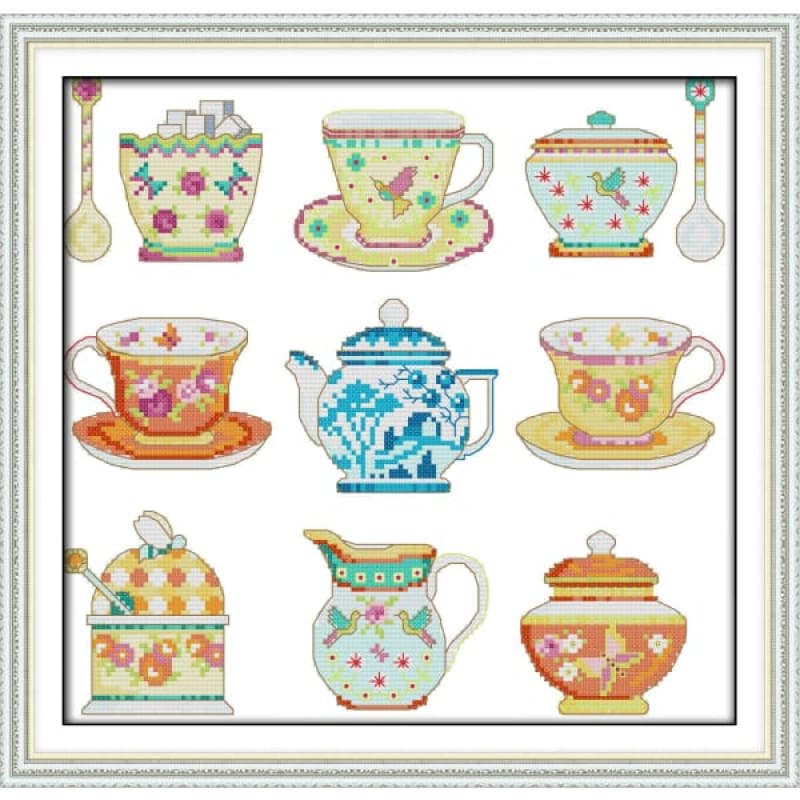 Tea set (2) – Needlework Kits - UK