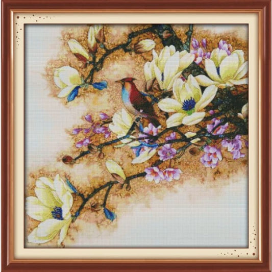The beautiful yulan magnolia