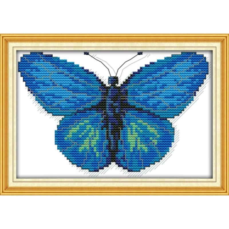 The blue butterfly