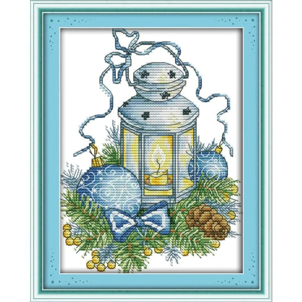 The blue Christmas lights – Needlework Kits - UK
