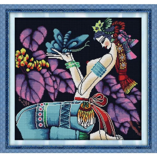 The butterfly girl