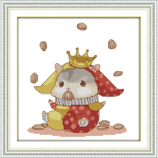 The cute little hamster