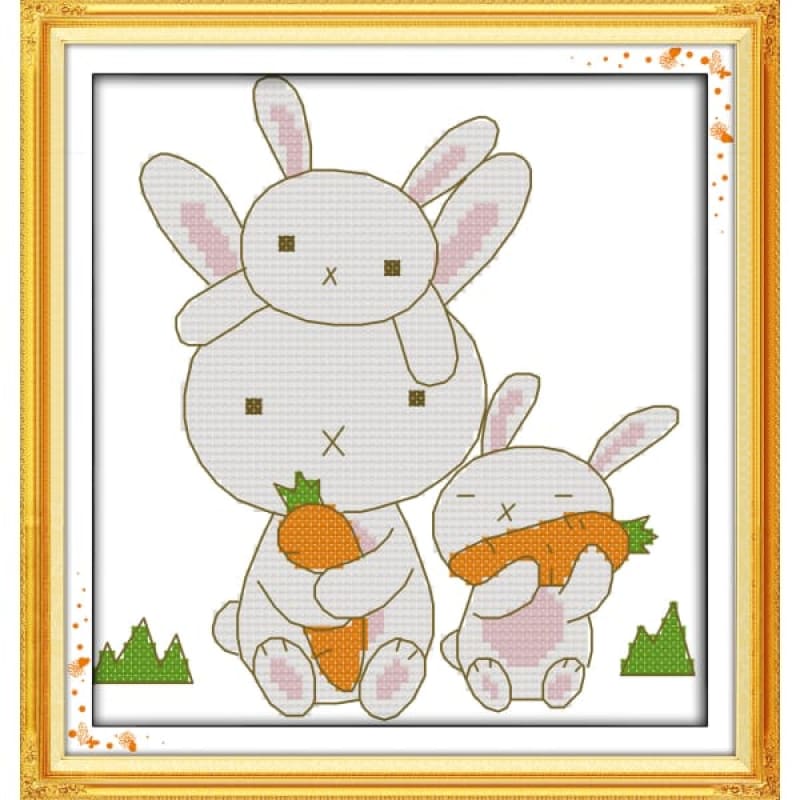 The cute rabbit