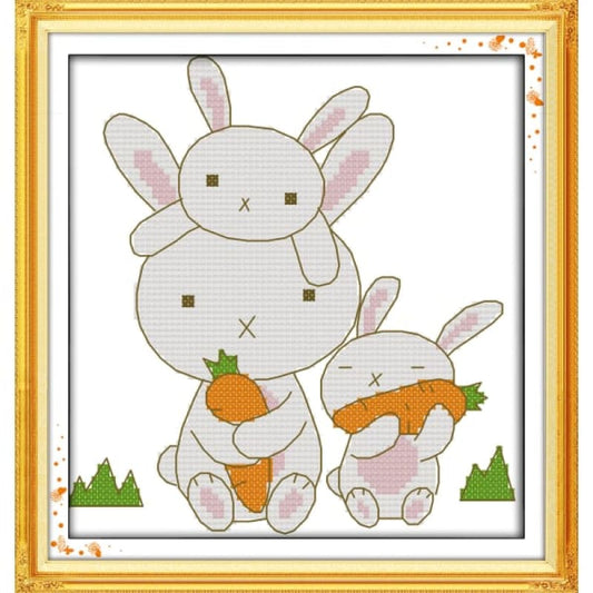 The cute rabbit