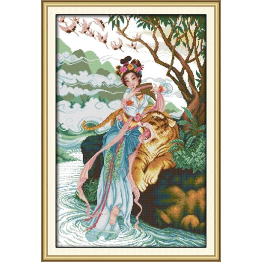 The fairy and tiger picture