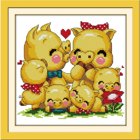 The family of pigs(2)