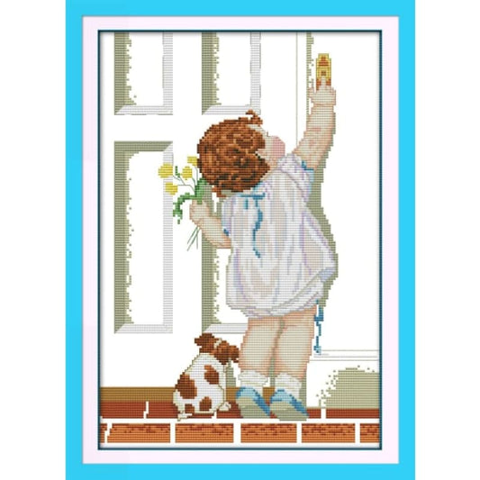 The flower sending girl