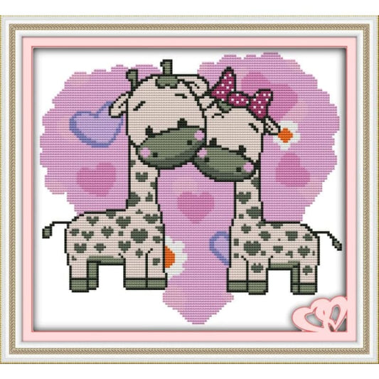 The giraffe couples