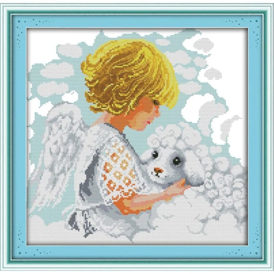 The girl with the lamb